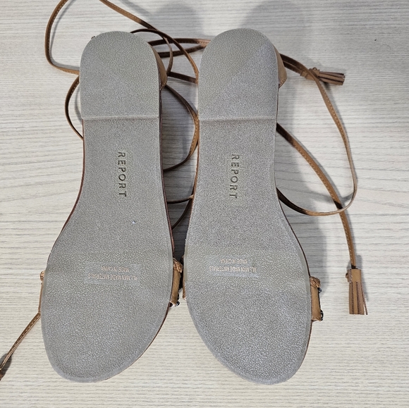 NWOT Boho Gladiator Sandals by Report Sz 9 - Picture 2 of 5